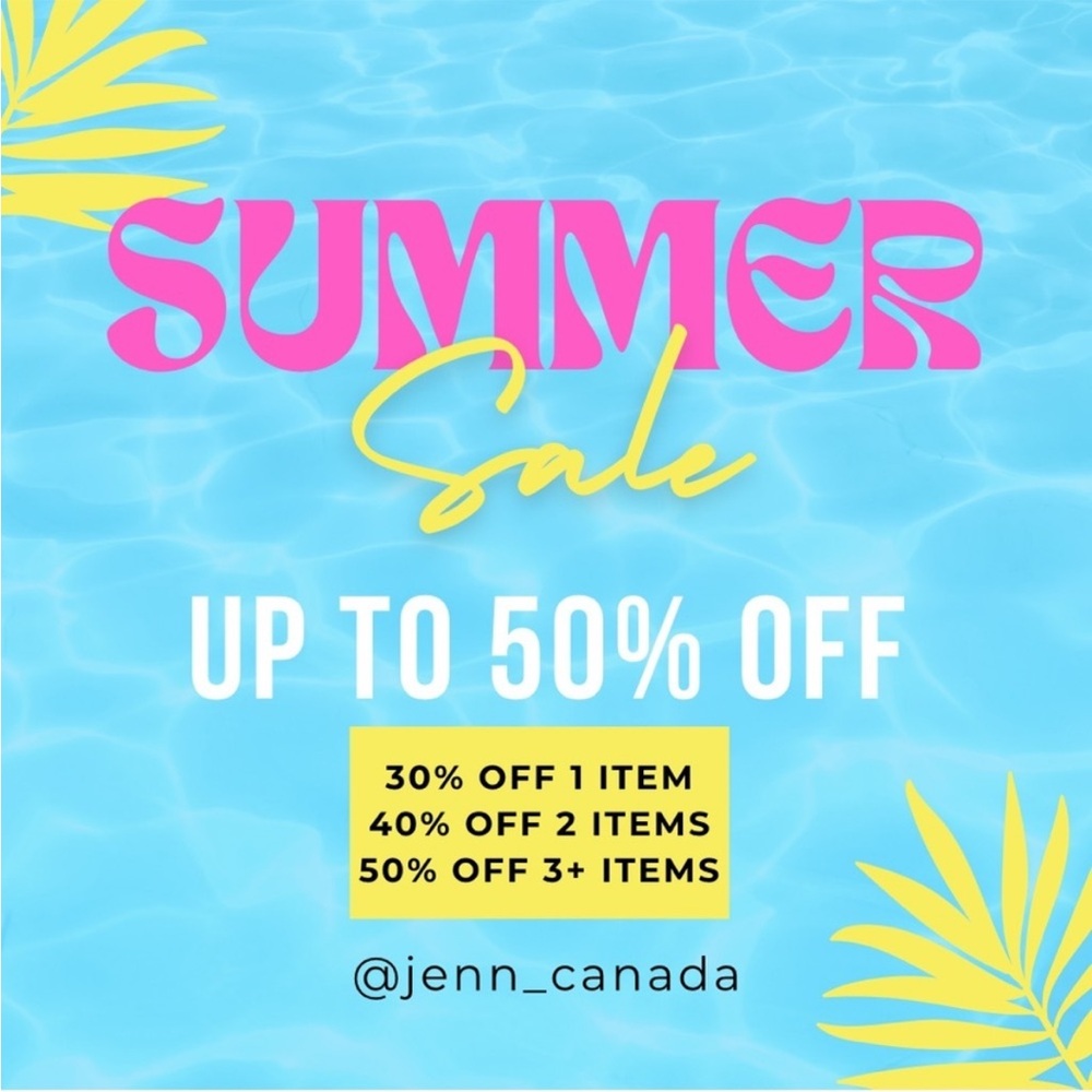 SUMMER SALE - UP TO 50% OFF! - Picture 1 of 1